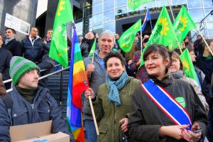 Laure Lechatellier dans la Manifestation pour le Mariage pour Tous et Toutes à Paris le 16 décembre 2012